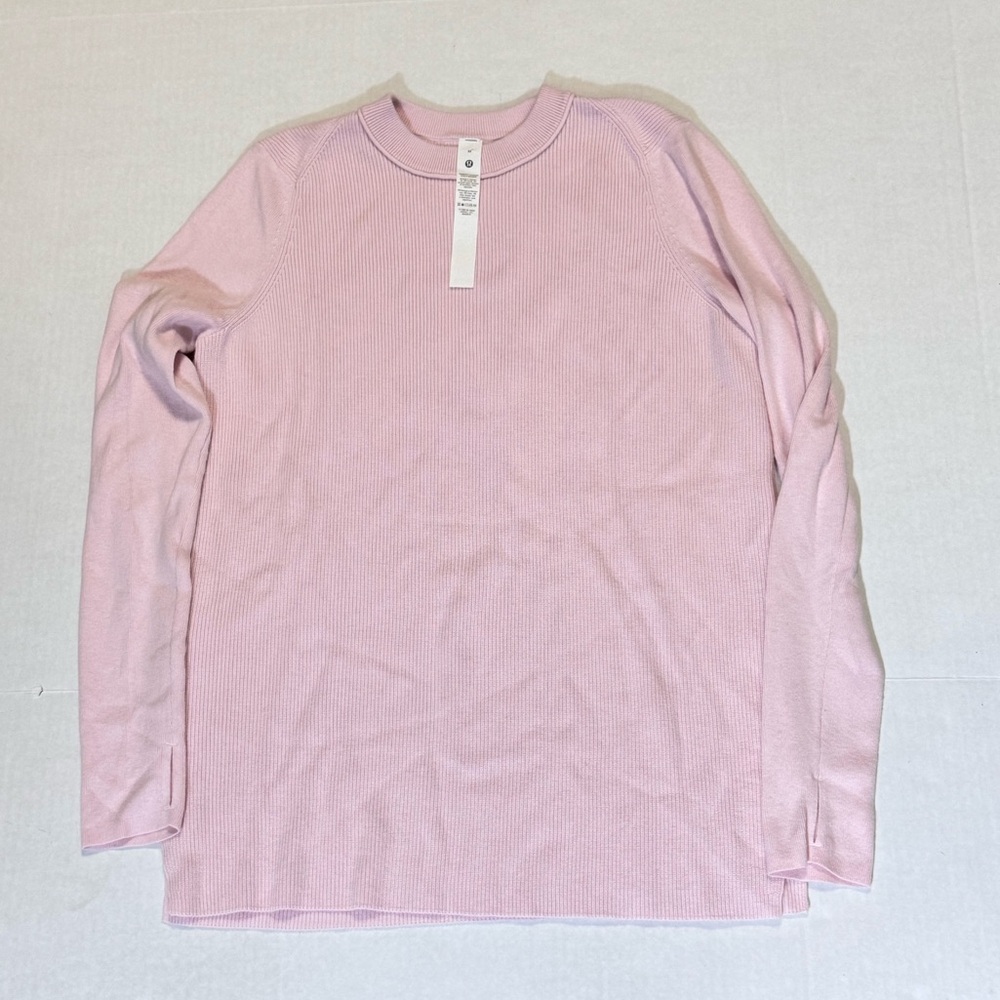lululemon athletica Pink Crew Neck Sweater